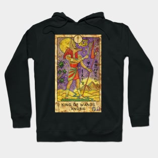 King Of Wands. Minor Arcana Tarot Card. Hoodie